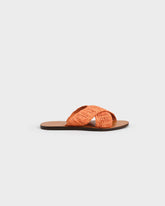 Raffia Leather Sandals |