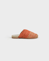 Raffia Crochet Jute Clog Mules |