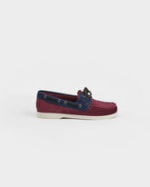 Swan Suede & Denim Boat Shoes |
