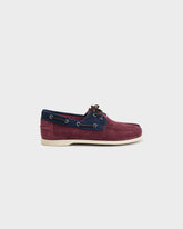 Scarpe da Barca Swan in Pelle Scamosciata e Denim |