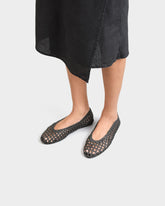 Ballerine in Pelle Intrecciata |