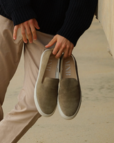 Slip-On in Pelle Scamosciata |