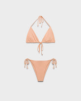 Front Tie Triangle Bikini |