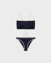 Bikini Bralette con Profilo a Contrasto |