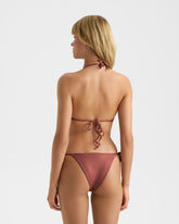 Wet Halterneck Bandeau Bikini |