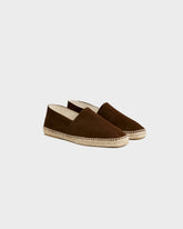 Suede Squared Toe Espadrilles |