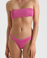 Bikini a Fascia in Seersucker |