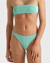Seersucker Bandeau Bikini |