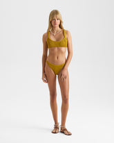Bikini Bralette in Tessuto Seersucker |