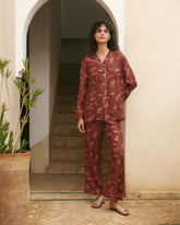 Pantaloni Belem in Lino con Bordi |