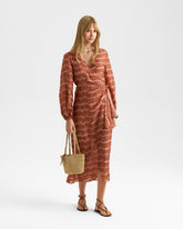 Printed Silk Galapagos Dress |