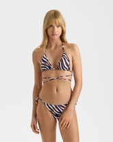 Front Tie Triangle Bikini |