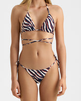 Front Tie Triangle Bikini |
