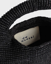 Natural Raffia Halfmoon Bag |