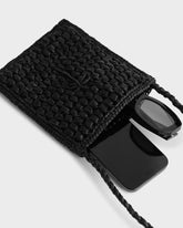Natural Raffia Isla Pocket |
