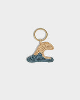 Portachiavi Wave in Raffia Naturale |