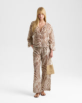 Printed Silk Cotton Voile Aventura Shirt |