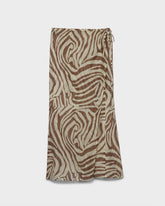 Printed Silk Cotton Voile Ondina Skirt |
