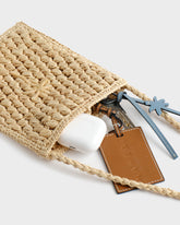 Isla Pocket in Raffia Naturale |