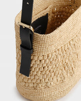Natural Raffia Loto Basket Bag |
