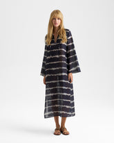 Printed Silk Cotton Voile Oceane Dress |