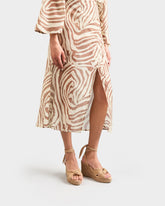 Soft Suede Wedge Espadrilles With Knot |