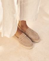 Mocassini Espadrillas in Pelle Scamosciata |