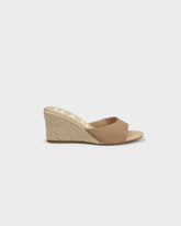 Espadrillas con Zeppa in Pelle Scamosciata |
