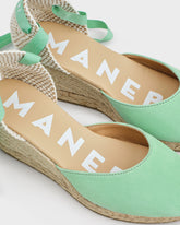 Espadrillas con Zeppa in Pelle Scamosciata |