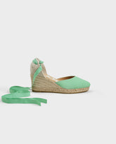 Espadrillas con Zeppa in Pelle Scamosciata |