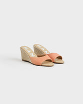 Espadrillas con Zeppa in Pelle Scamosciata |