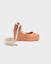 Espadrillas con Zeppa in Pelle Scamosciata |