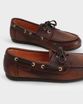Vintage Leather Deck Shoes |
