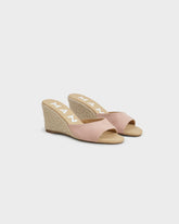 Espadrillas con Zeppa in Suede Morbido |
