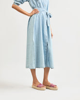 Sandali in Cotone Bandana con Doppia Suola |