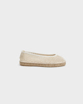 Cotton Net Ballet Flat Espadrilles |