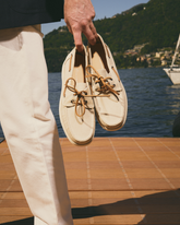 Scarpe da Barca Swan in Denim |