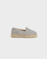 Espadrillas con Intreccio Metallizzato |
