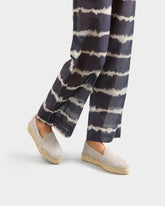 Espadrillas con Intreccio Metallizzato |