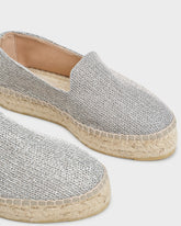 Espadrillas con Intreccio Metallizzato |