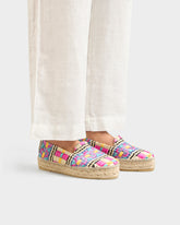 Espadrillas con Doppia Suola in Rafia a Motivo |