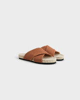 Sandali a Fasce Incrociate in Canvas |