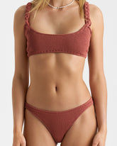 Seersucker Braided Bralette Bikini - Seersucker Fever | 