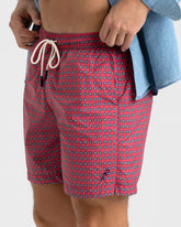 Ciro Printed Recycled Ultra Light Swim Shorts - Men's Swimwear | 