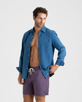 Ciro Printed Recycled Ultra Light Swim Shorts - Men's Swimwear | 