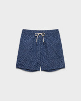 Stone Washed Printed Nylon Swim Shorts - Printed Swimshorts | 