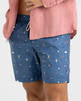 Printed Recycled Ultra Light Swim Shorts - Printed Swimshorts | 