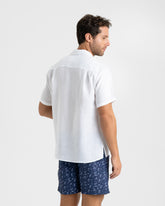 Stone Washed Printed Nylon Swim Shorts | 