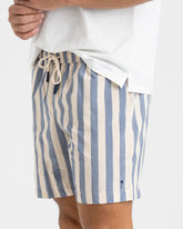 Printed Macro Stripes Swim Shorts - Printed Swimshorts | 