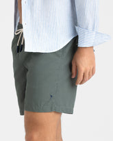 Stone Washed Nylon Swim Shorts - Plain Swimshorts | 